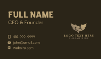 Golden Lion Wings Business Card