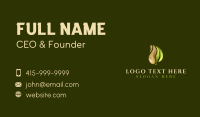 Organic Leaf Oil Business Card