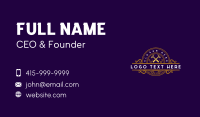 Elegant Carpentry Hammer  Business Card