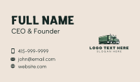 Trucking Transportation Logistics Business Card Design