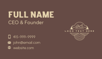 Woodworker Hand Planer Business Card