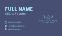 Halo Angel Wings Business Card Design