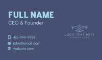 Halo Angel Wings Business Card