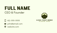 Mountain Hiking Outdoor Business Card
