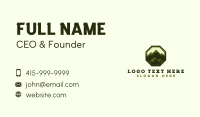 Mountain Hiking Outdoor Business Card Design