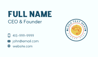 Seafood Shrimp Badge Business Card Design