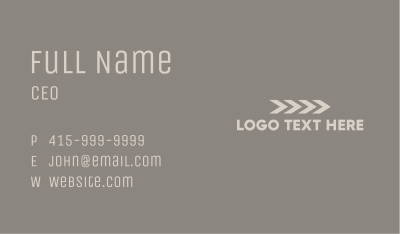 Professional Logistics Wordmark Business Card Image Preview
