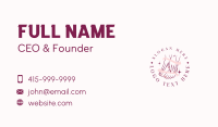 Manicure Pedicure Nail Polish Business Card