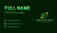 Digital Global Network Business Card Design