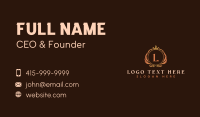 Premium Crown Crest Business Card Design