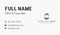 Elegant Luxury Letter O Company Business Card