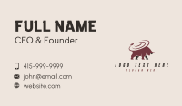Rodeo Bull Ranch Business Card Design