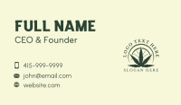 Marijuana Weed Leaf Business Card