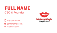 Red Lip Chili Business Card
