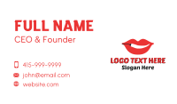 Red Lip Chili Business Card