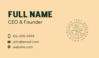 Plant Nature Wellness Business Card