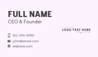 Overlap Business Card example 3