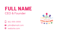 Balloon Party Celebration Business Card