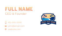 Beach Resort Vacation Business Card