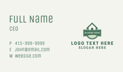 Residential Real Estate Business Card Image Preview