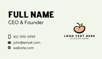 Peach Butt Fruit Business Card