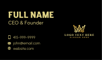 Luxury Royalty Crown Business Card