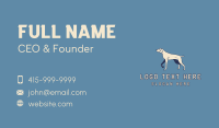 Pet Dog Veterinary Business Card