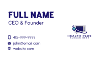 Medical Health Monitor Business Card Image Preview