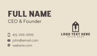 Piano Instrument Tag Business Card Design