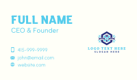 House Pipe Plumbing Business Card