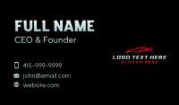 Motorsports Car Detailing Business Card Design