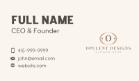 Designer Luxury Boutique Business Card Image Preview