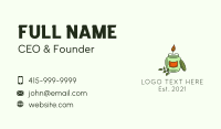 Natural Candle Jar Business Card