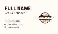 Builder Hammer Carpentry Business Card