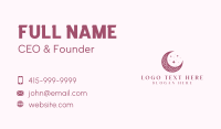 Floral Moon Wellness Business Card