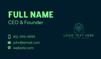 Circuit Tech Tree Business Card Design