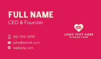 Full Charge Heart Business Card