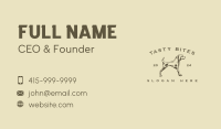 Pet Hound Dog  Business Card