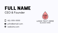 Rose Beauty Oil  Business Card