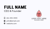 Rose Beauty Oil  Business Card Design