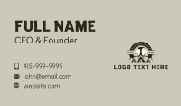 Carpentry Hammer Builder Business Card Design