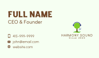 Tree Music Streaming  Business Card