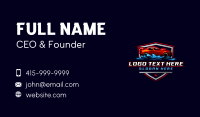 Vehicle Car Wash Business Card