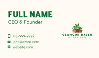 Organic Plant Pot Business Card