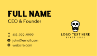 Skull Camera Photographer Business Card