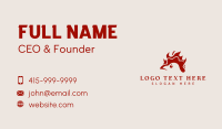 Flame Chicken Fire Business Card