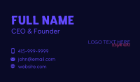 Unique Business Card example 1