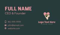 Charity Heart Home Business Card Design