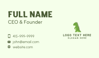 Toddler Dino Plush Toy Business Card Design