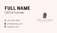 Smiling Man Character  Business Card Design